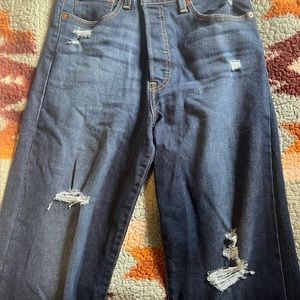 Levi’s Ribcage Straight Ankle Jeans